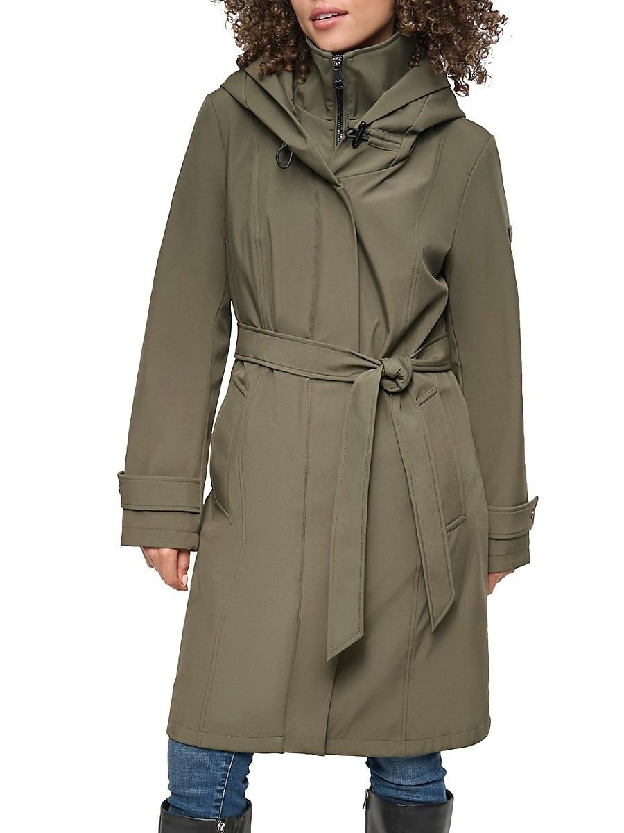 Dkny ruffle coat online
