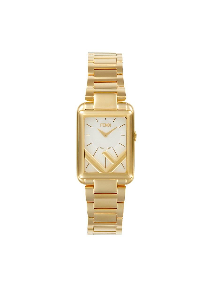 Fendi Run Away Ip Goldtone Stainless Steel Bracelet Watch