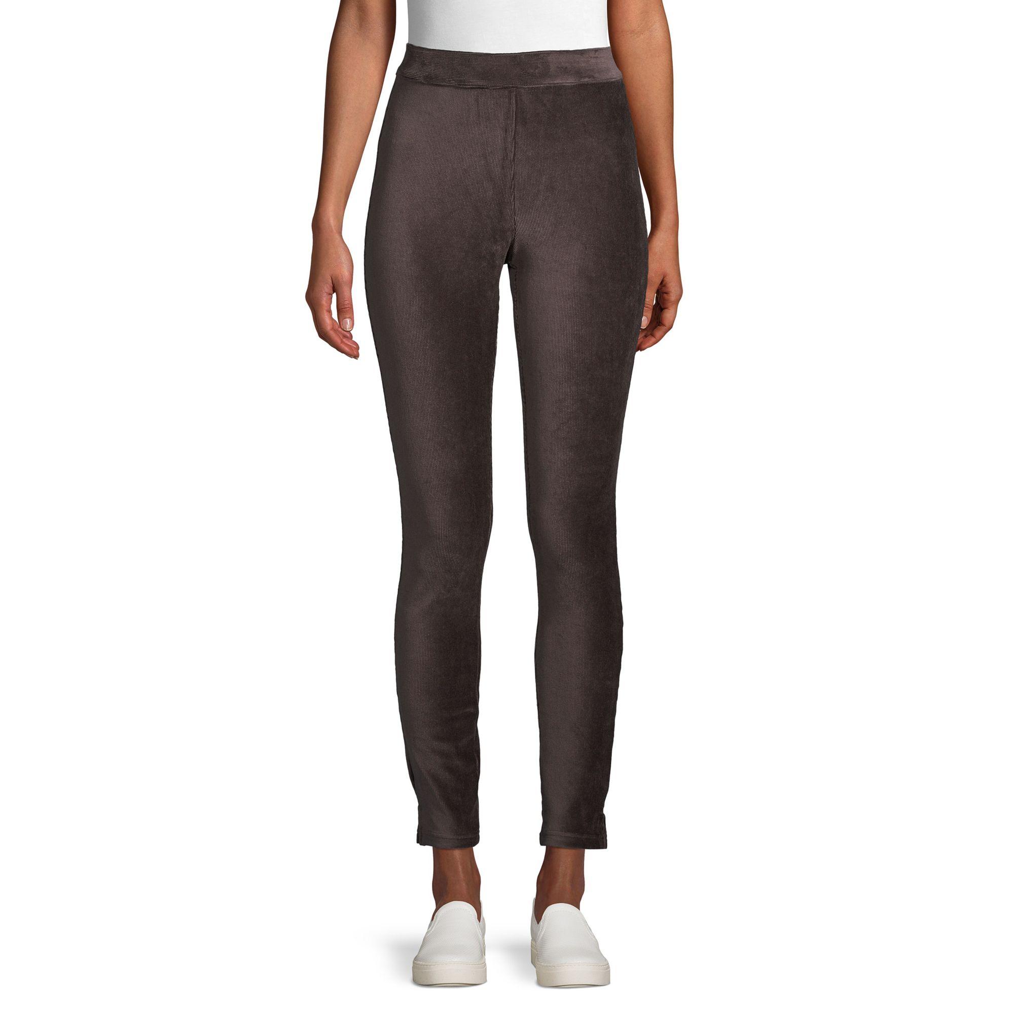 Hue High-waisted Corduroy Pants in Brown - Lyst