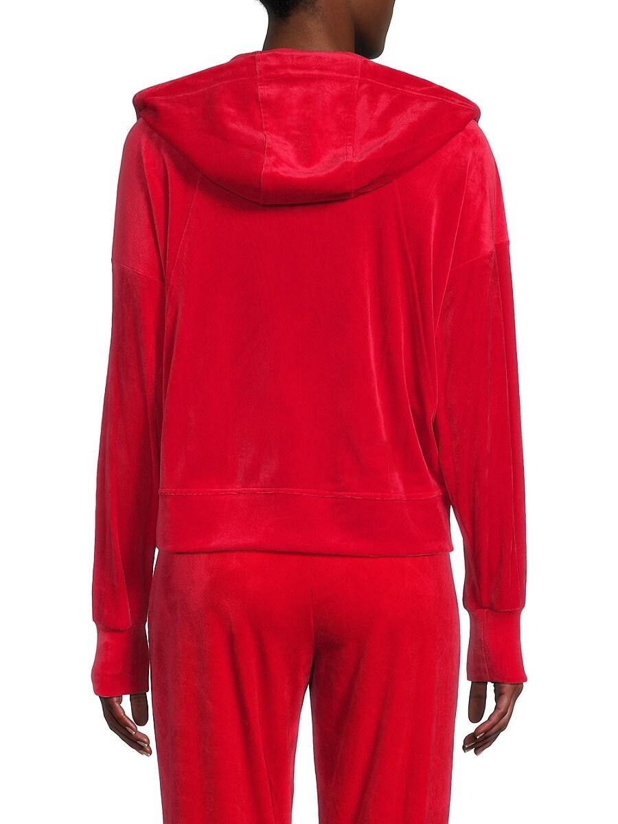 Dkny velvet hoodie new arrivals