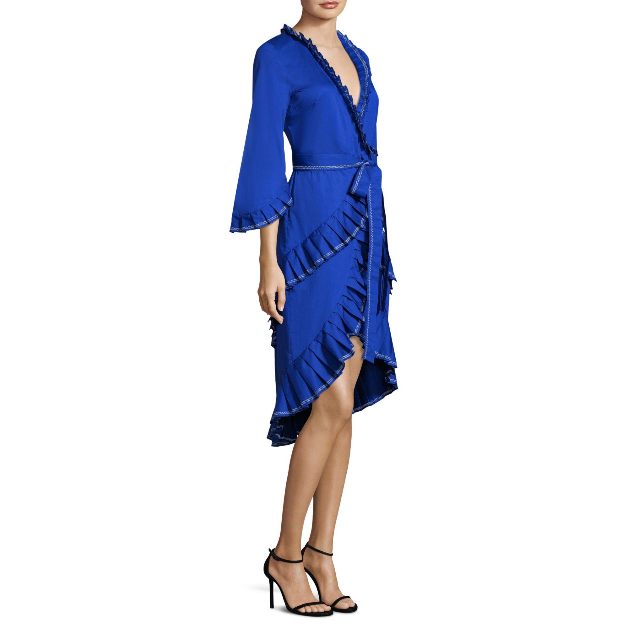 alexis wrap dress