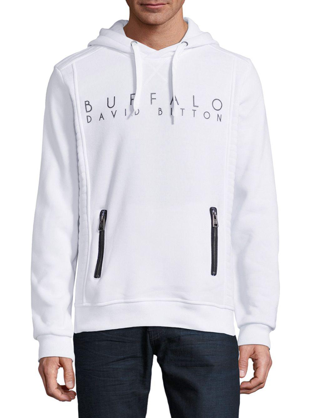 buffalo david bitton hoodie mens
