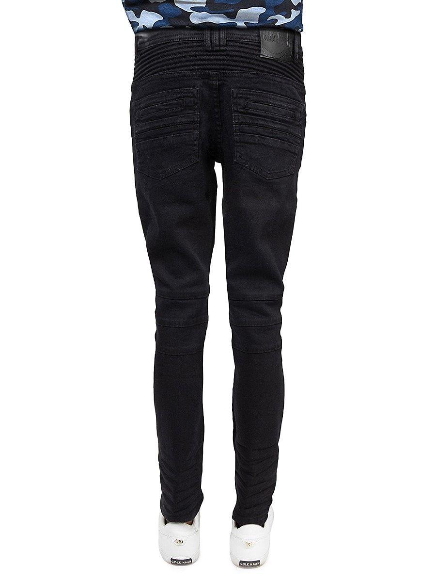 Xray Jeans X Ray Boy s Distressed Moto Skinny Jeans in Blue for
