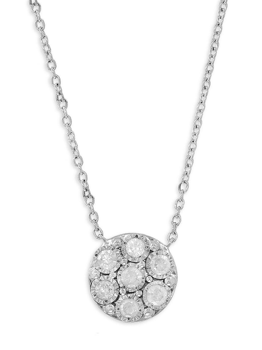 Effy ENY Tcw Diamond Pendant Necklace in White Lyst Australia