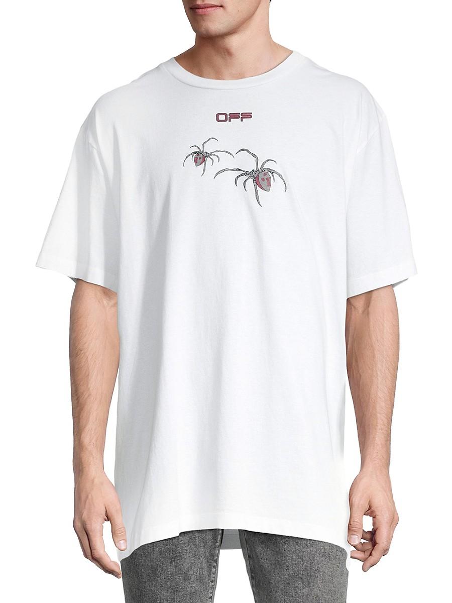 Off-White c/o Virgil Abloh Off- Arachno Spider Arrow Graphic Oversized  T-shirt in White for Men | Lyst
