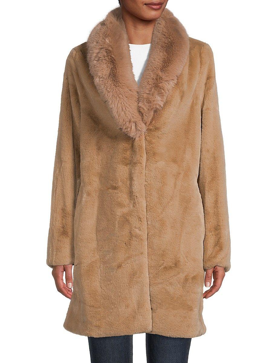 Camel shawl collar coat hotsell