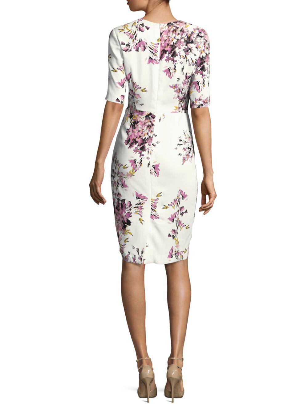 ESCADA Dnila Floral Sheath Dress Lyst Canada