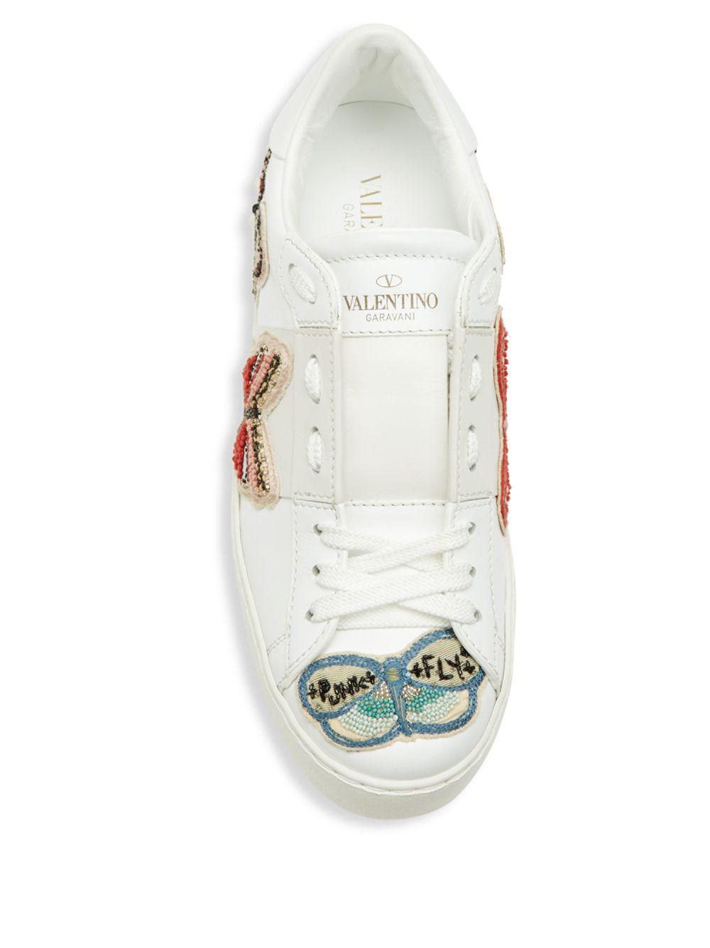 valentino butterfly sneakers