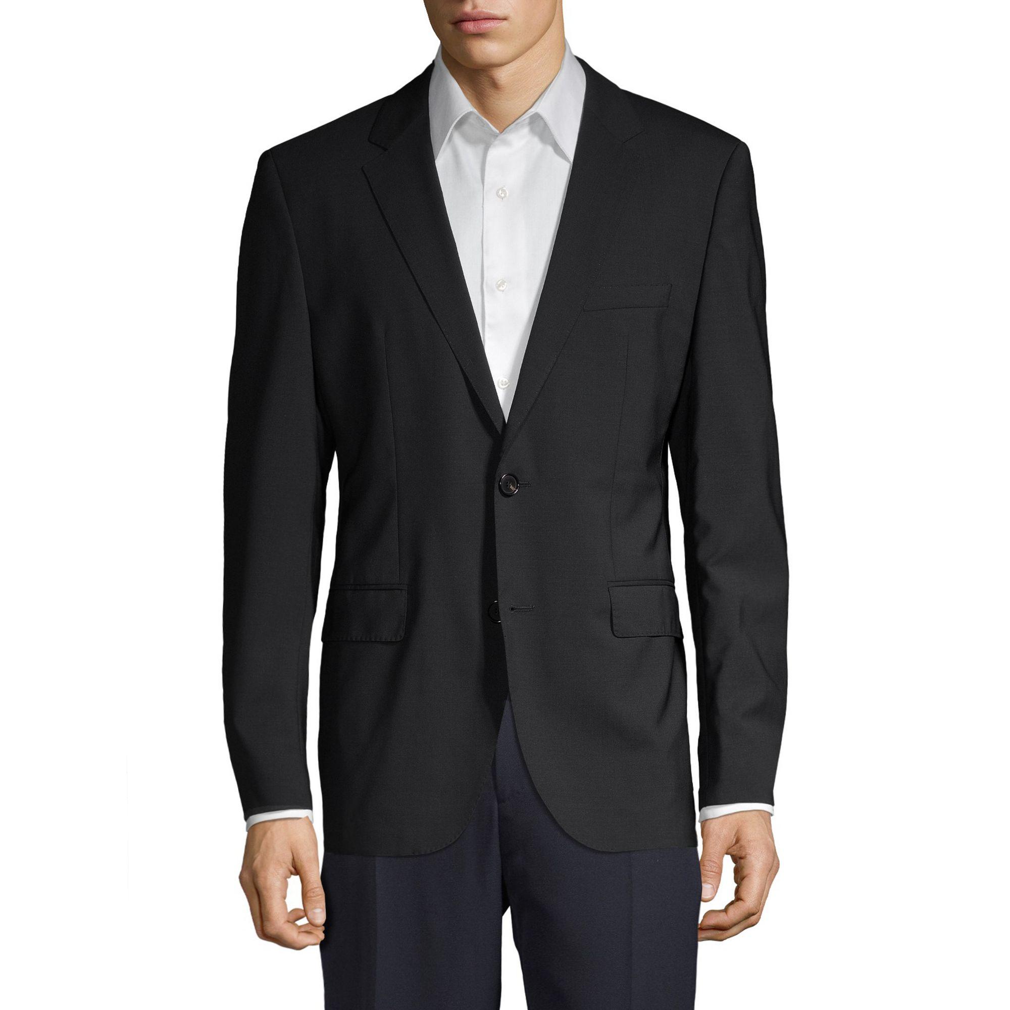 BOSS by Hugo Boss Standard-fit Wool-blend Sportcoat in Black for Men - Lyst