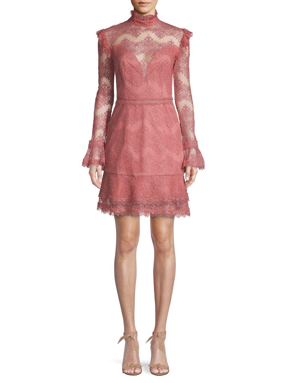 dusty rose sheath dress