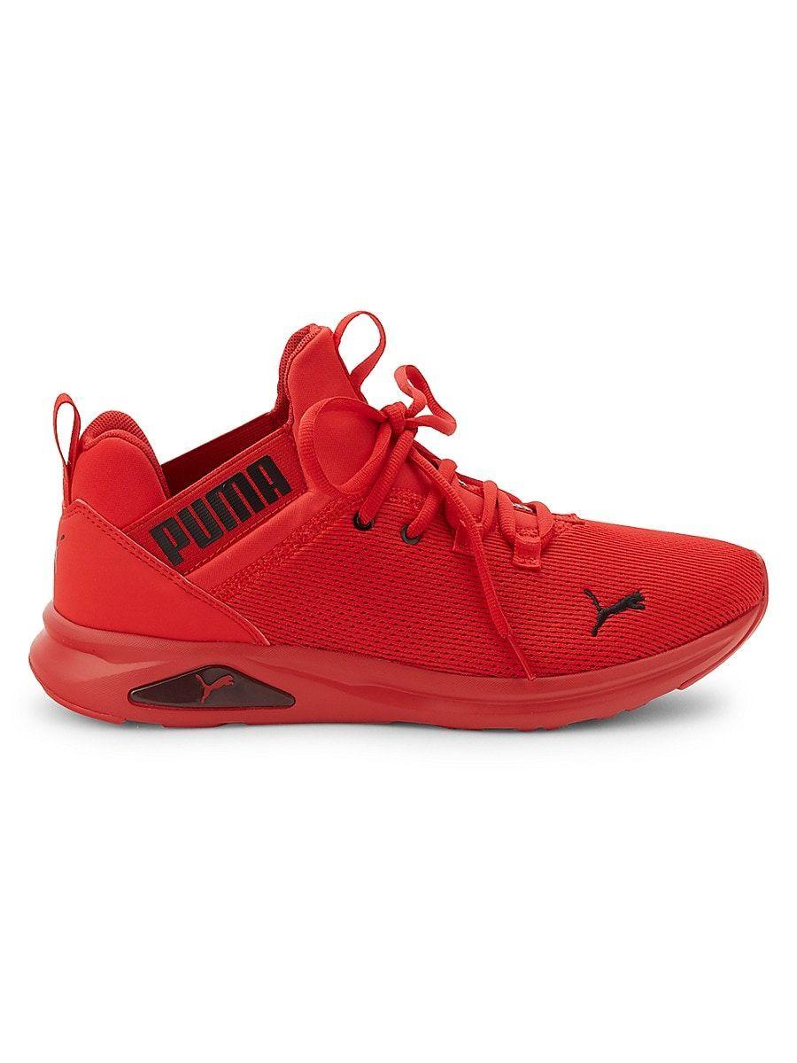 paperback je bent zuurstof PUMA Enzo 2 Uncaged Logo Sneakers in Red for Men | Lyst
