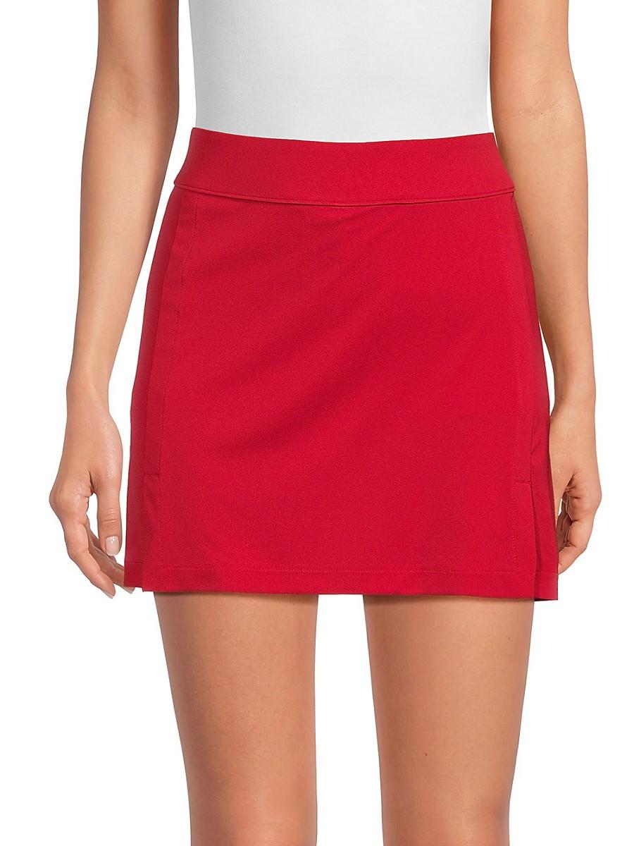 J.Lindeberg Amelie Solid Mini Golf Skort in Red Lyst Canada