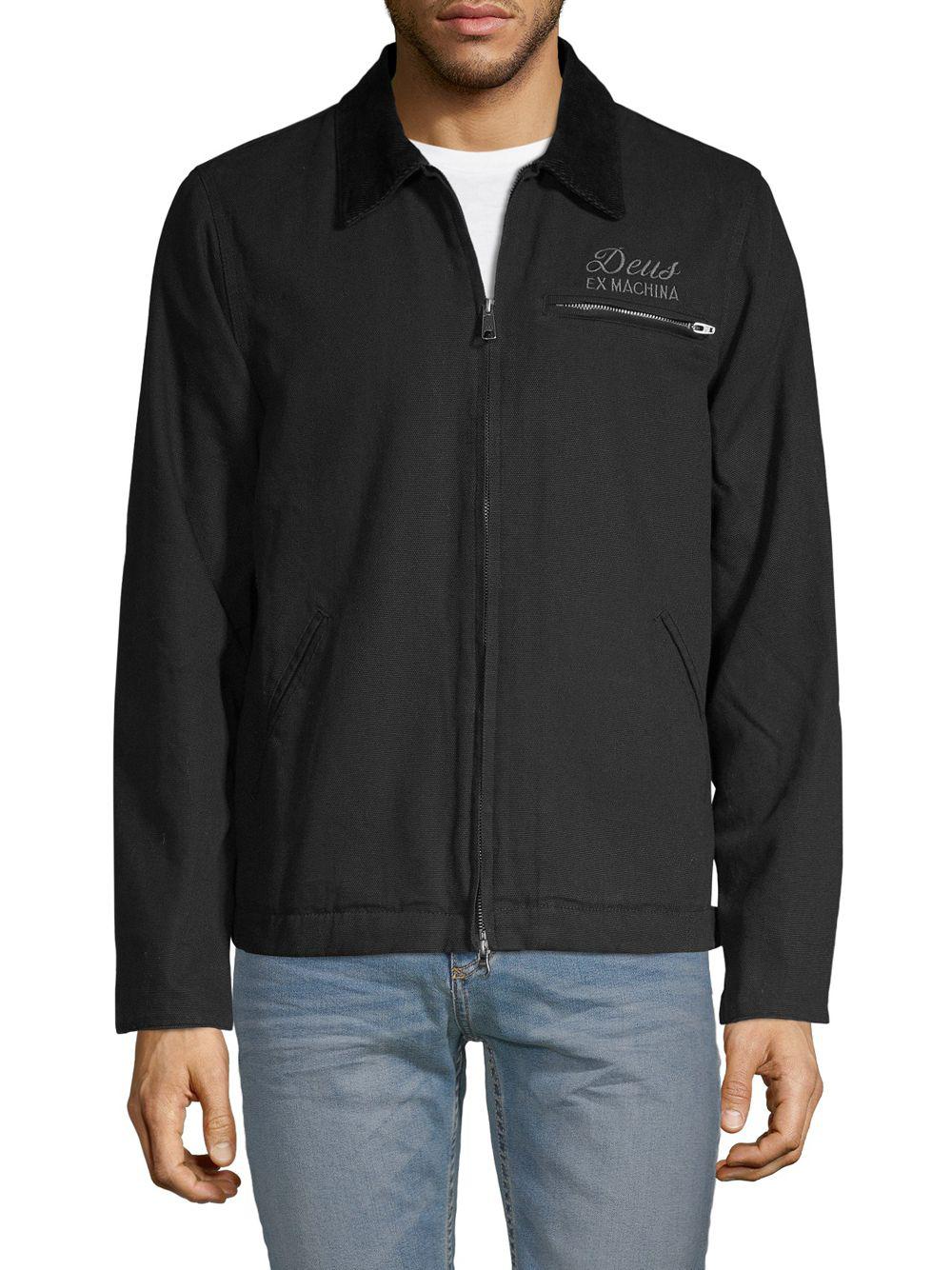 Deus Ex Machina Address Workwear Jacket in Black for Men | Lyst