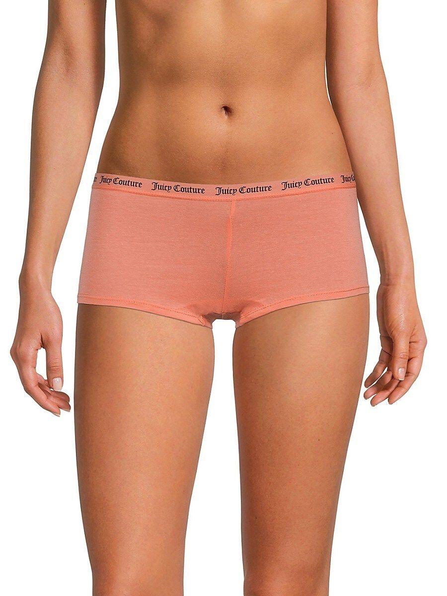 Juicy Couture 5-pack Logo Boyshorts in Pink