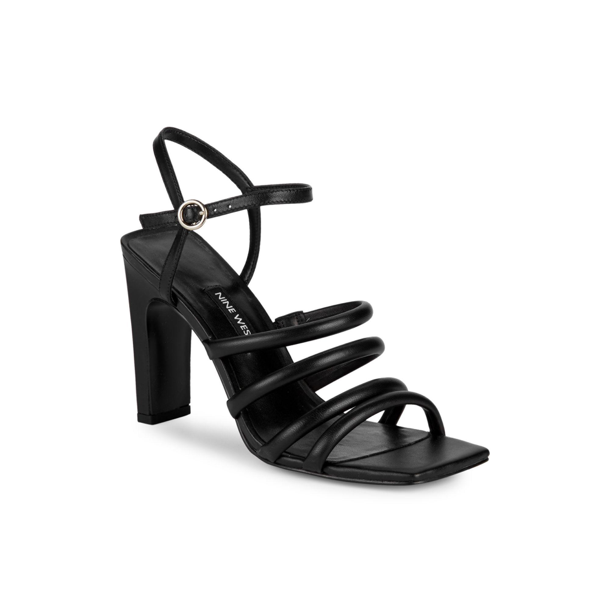 nine west square toe sandals