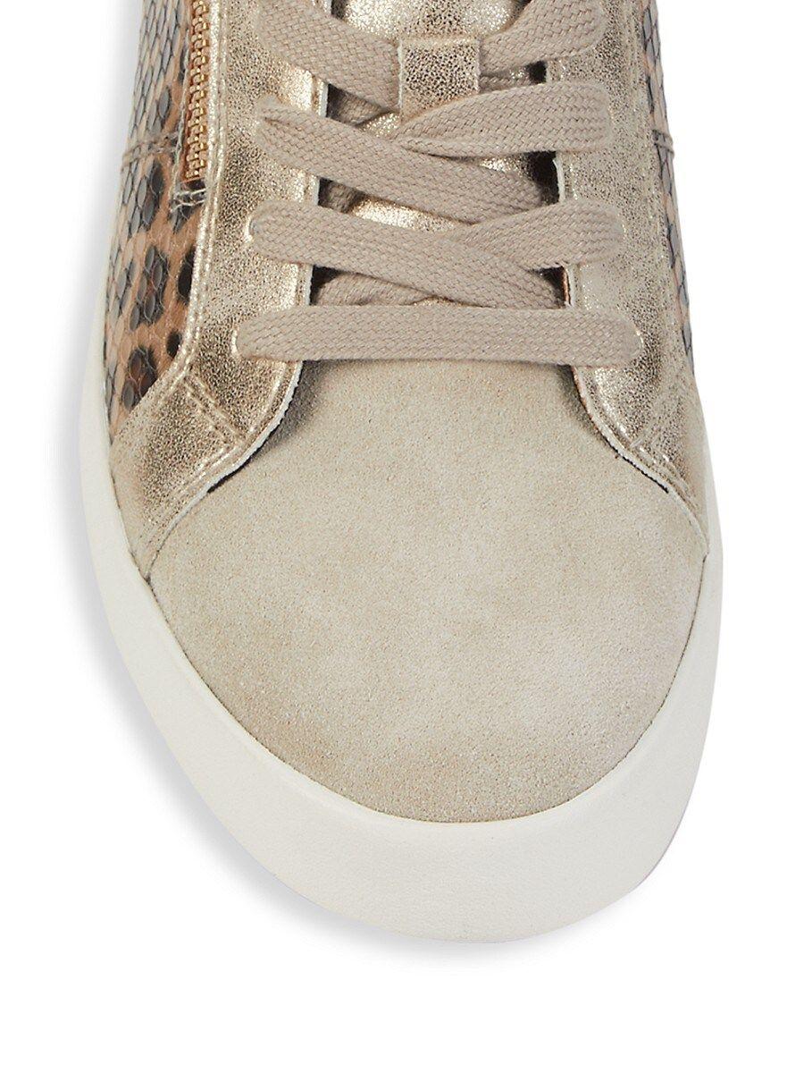 Geox Animal Print Low-top Sneaker in Brown | Lyst