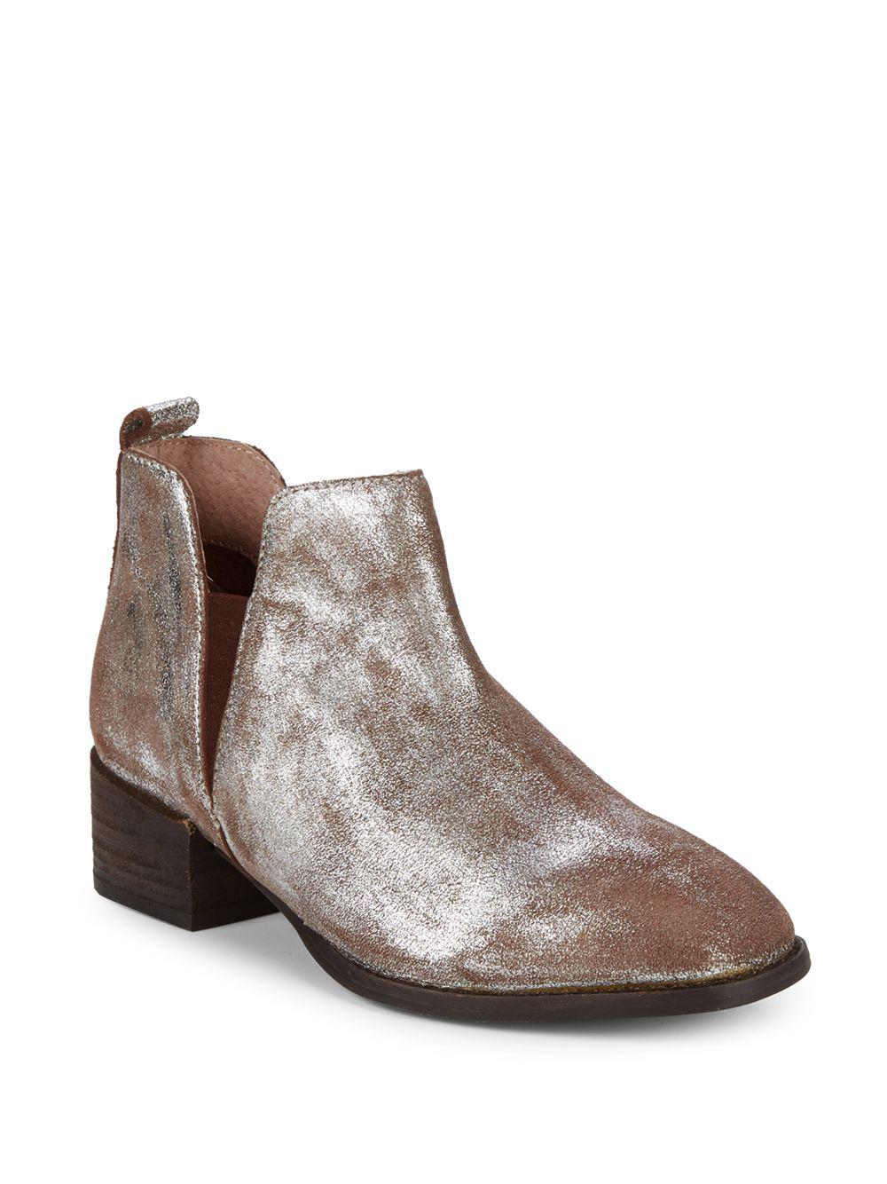 seychelles metallic booties