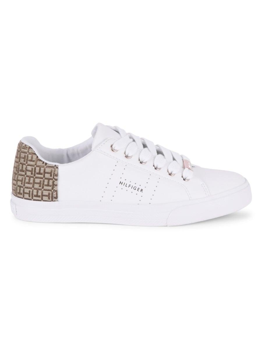 Tommy Hilfiger Women's Lune 2 Lace-up Sneakers - Natural - Size 10 | Lyst