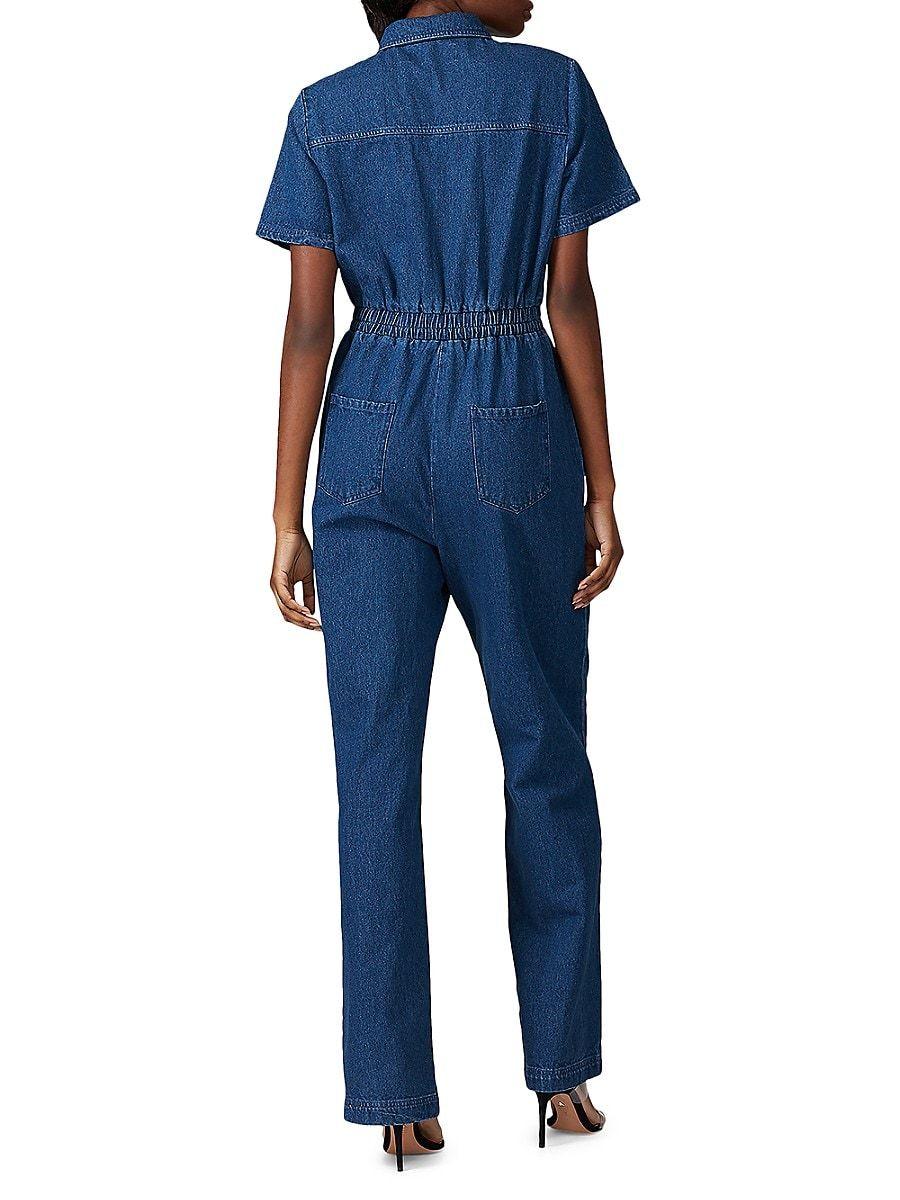 Kendall + Kylie Kendall + Kylie Charlie Denim Jumpsuit in Blue | Lyst