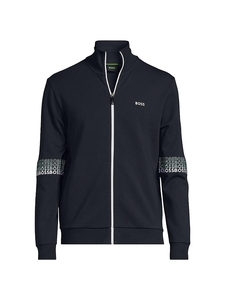 BOSS by HUGO BOSS Skaz Zip Up Track Jacket in Blue for Men Lyst UK