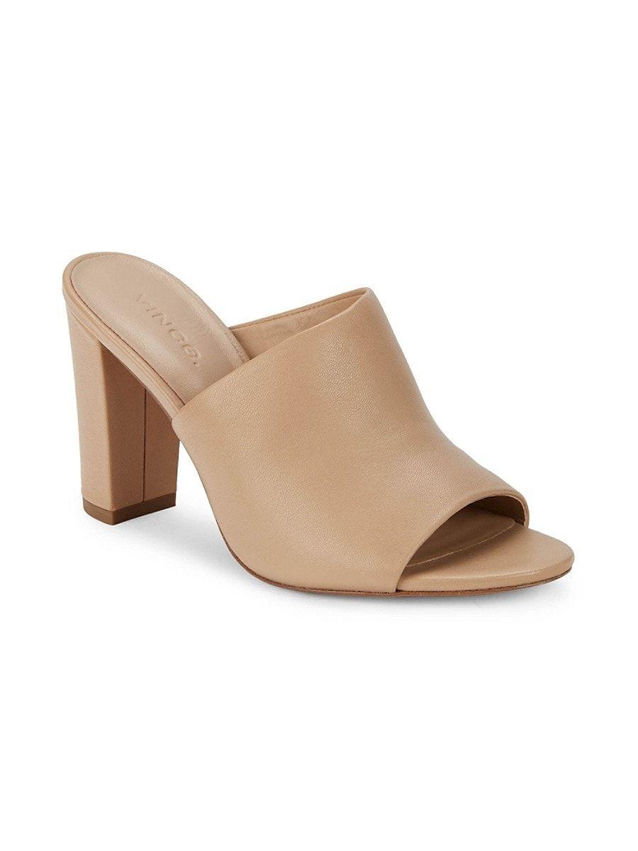 Vince Hanna Leather Sandals in Brown | Lyst