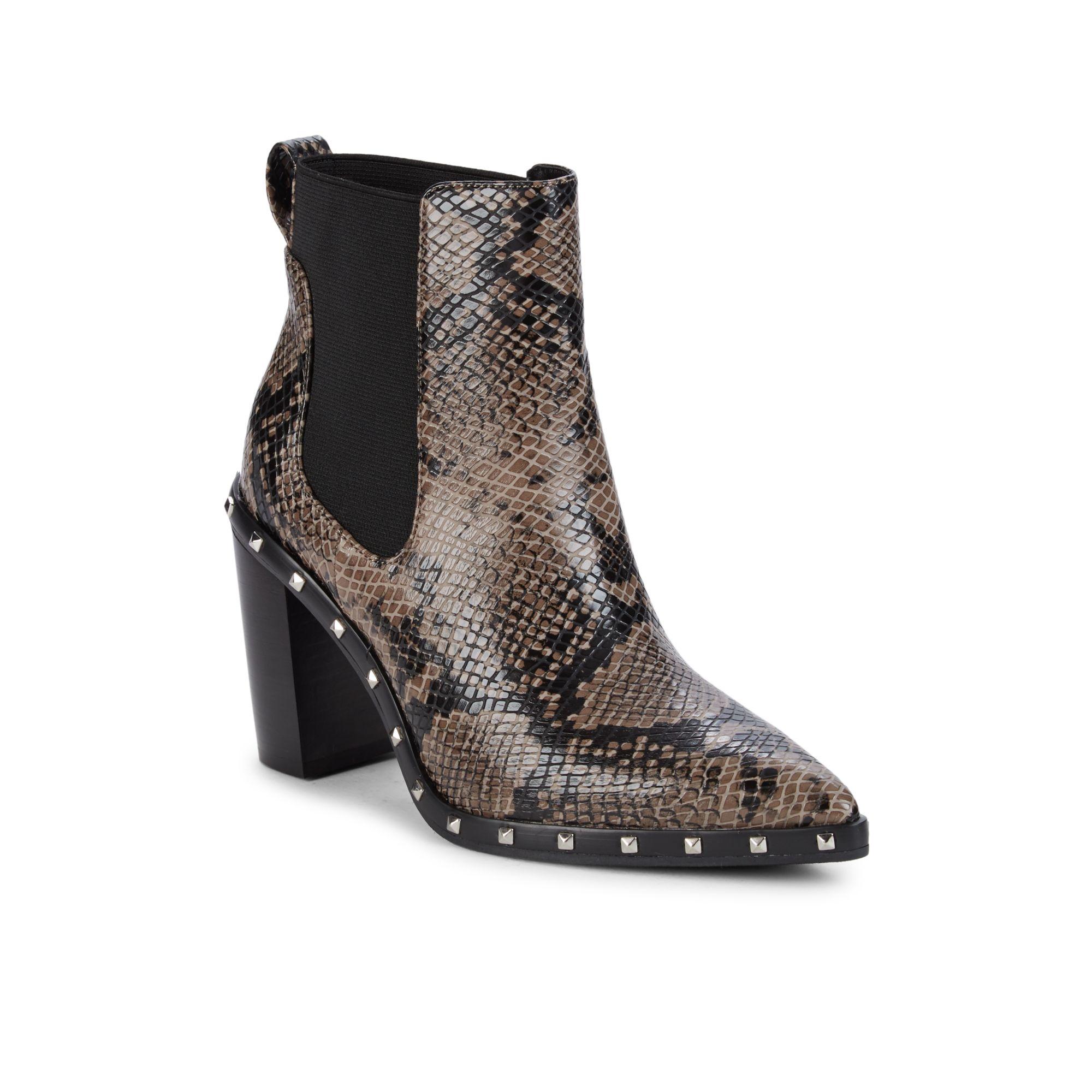 charles david snakeskin boots