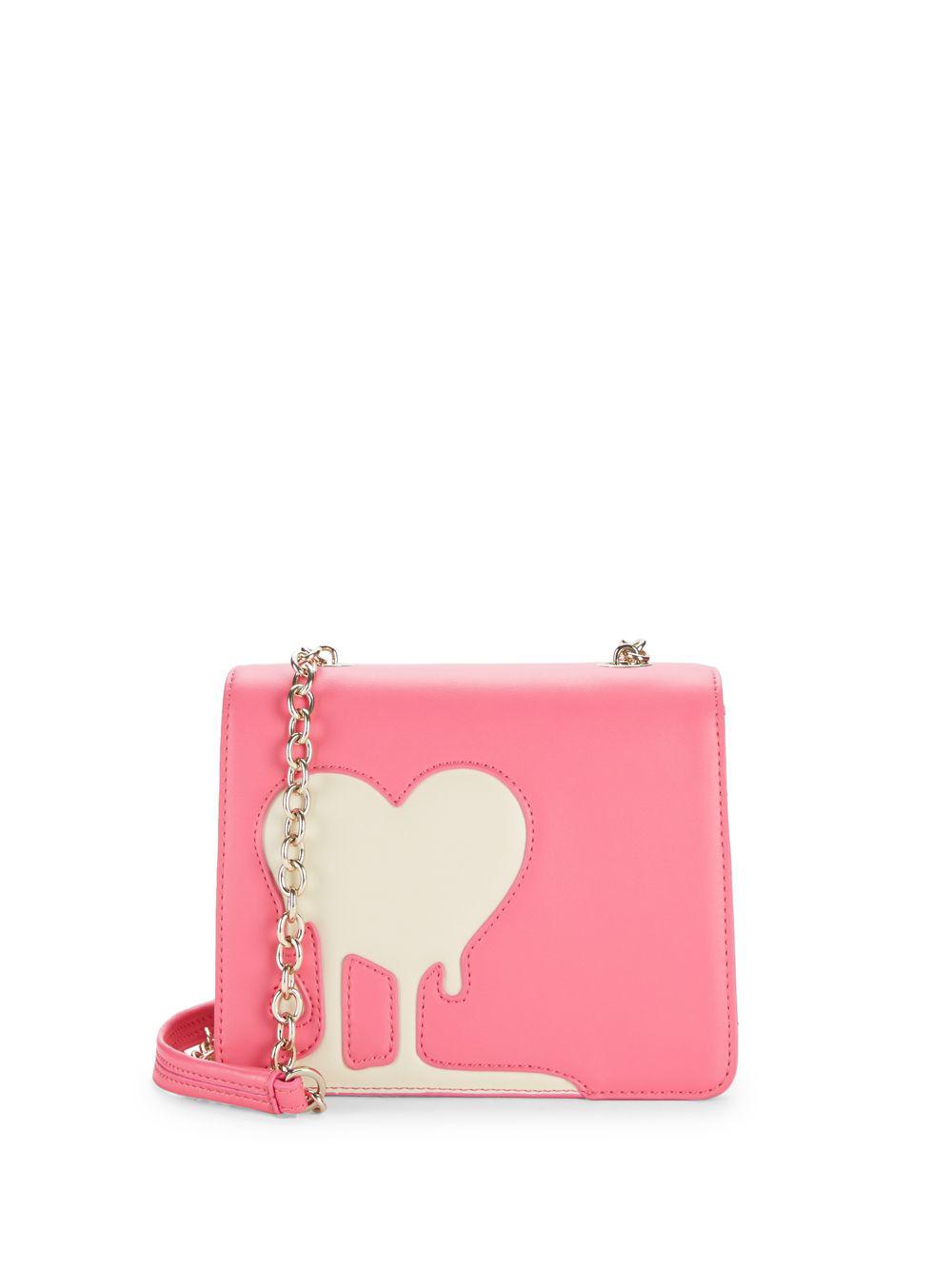 【未使用品】CHIEKO+ Leather Heart bag Heart Bag In Signature Leather