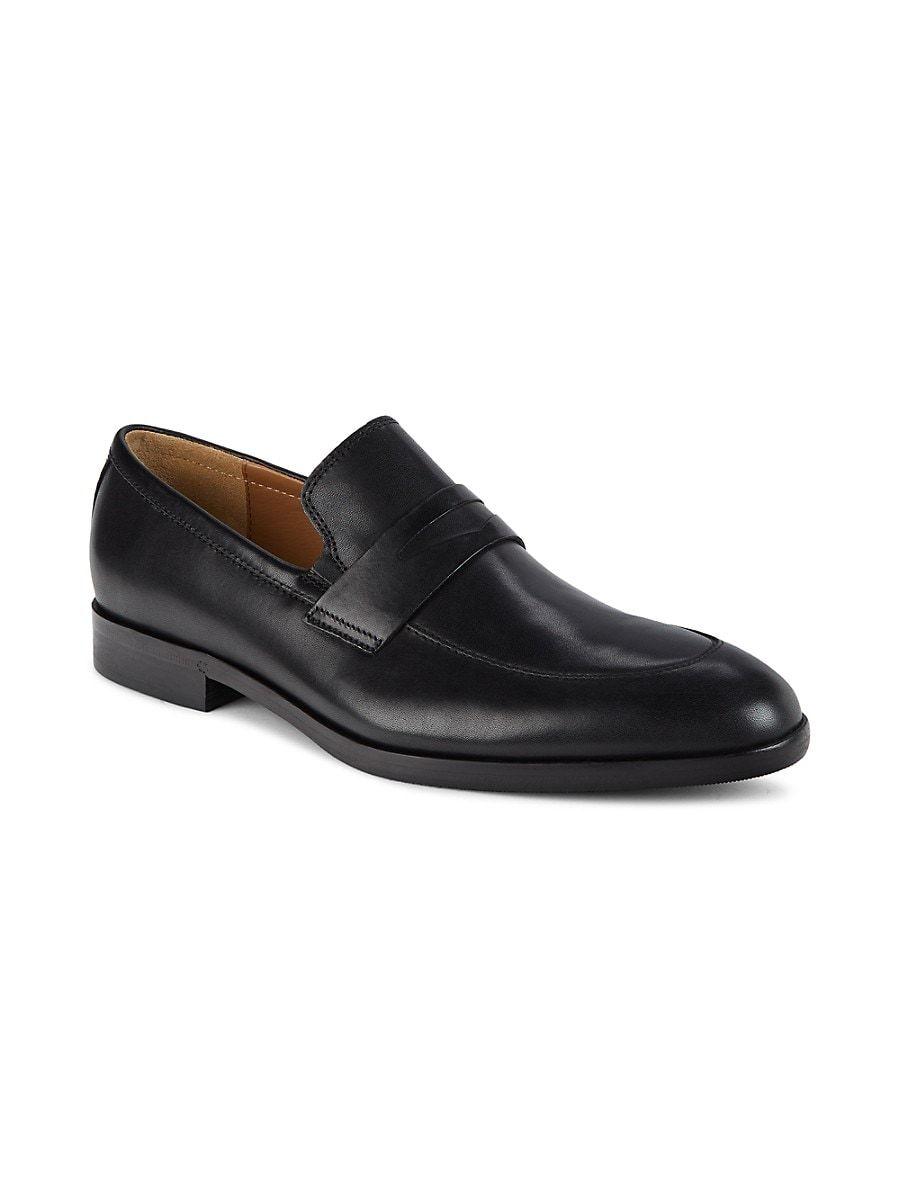 Boss penny loafer sales