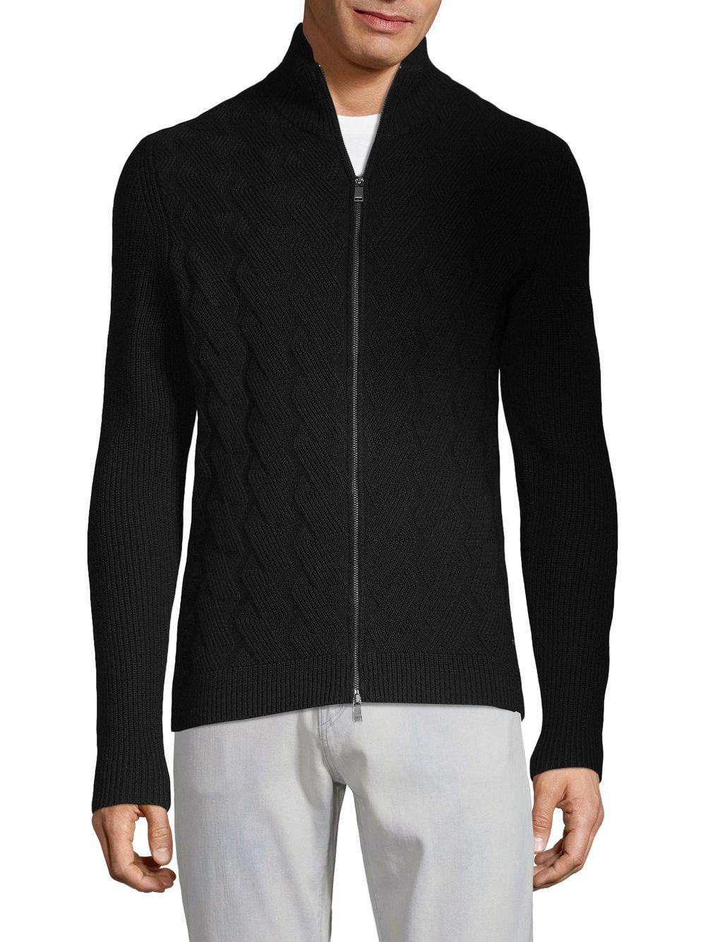 Hugo boss zip up sweater Clearance