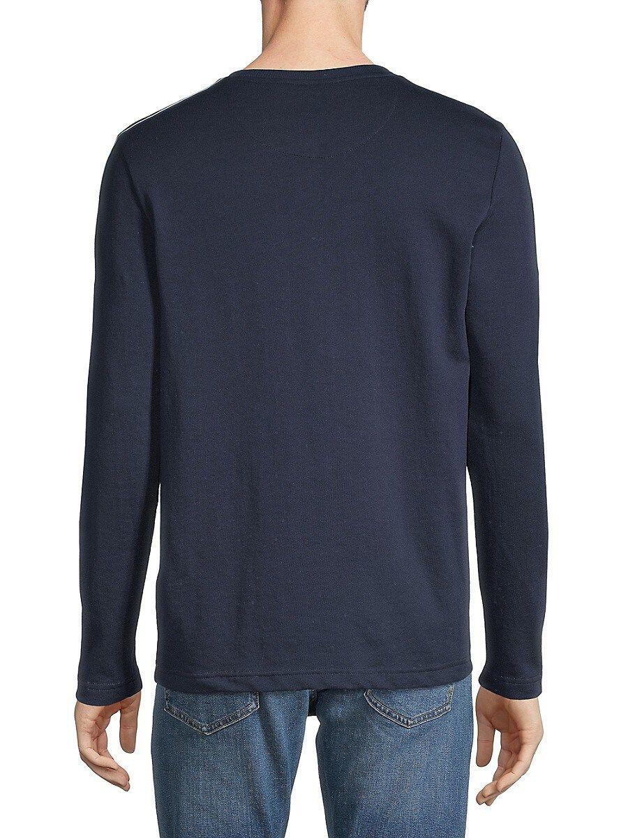 Tommy Hilfiger Logo Long-sleeve T-shirt in Gray for Men | Lyst