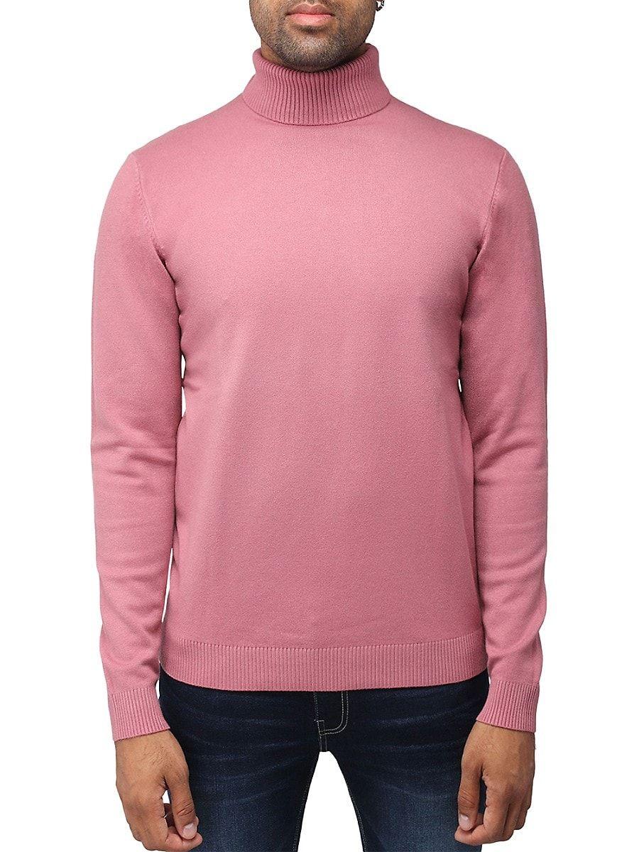 Xray Jeans X Ray Turtleneck Sweater in Pink for Men | Lyst