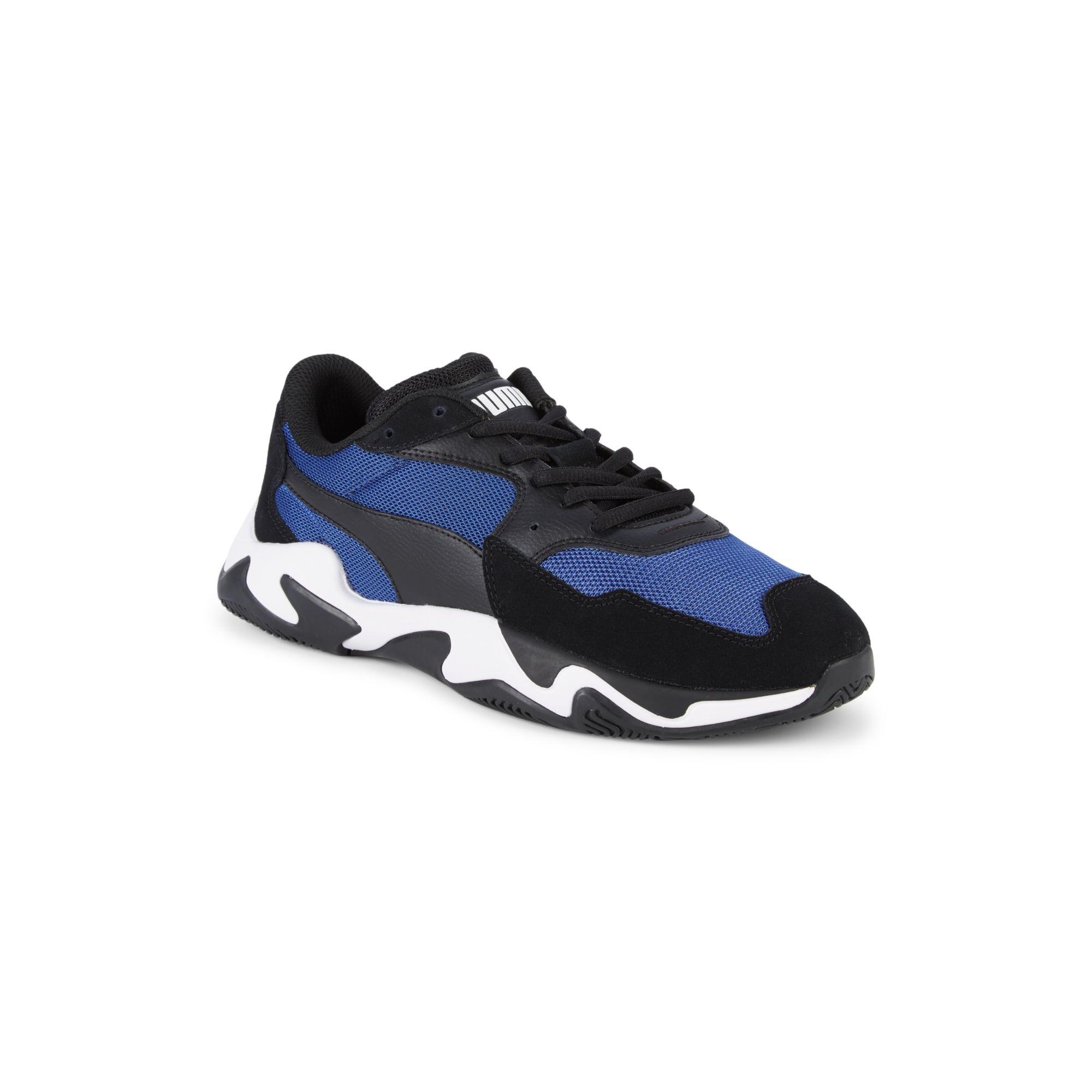 PUMA Suede Storm Adrenaline Sneakers in Black Blue (Blue) for Men | Lyst