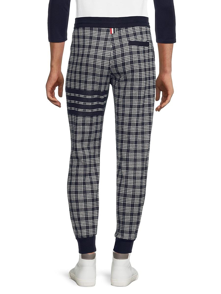 Mens shop plaid joggers