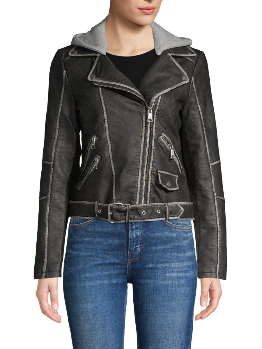 vigoss faux leather jacket