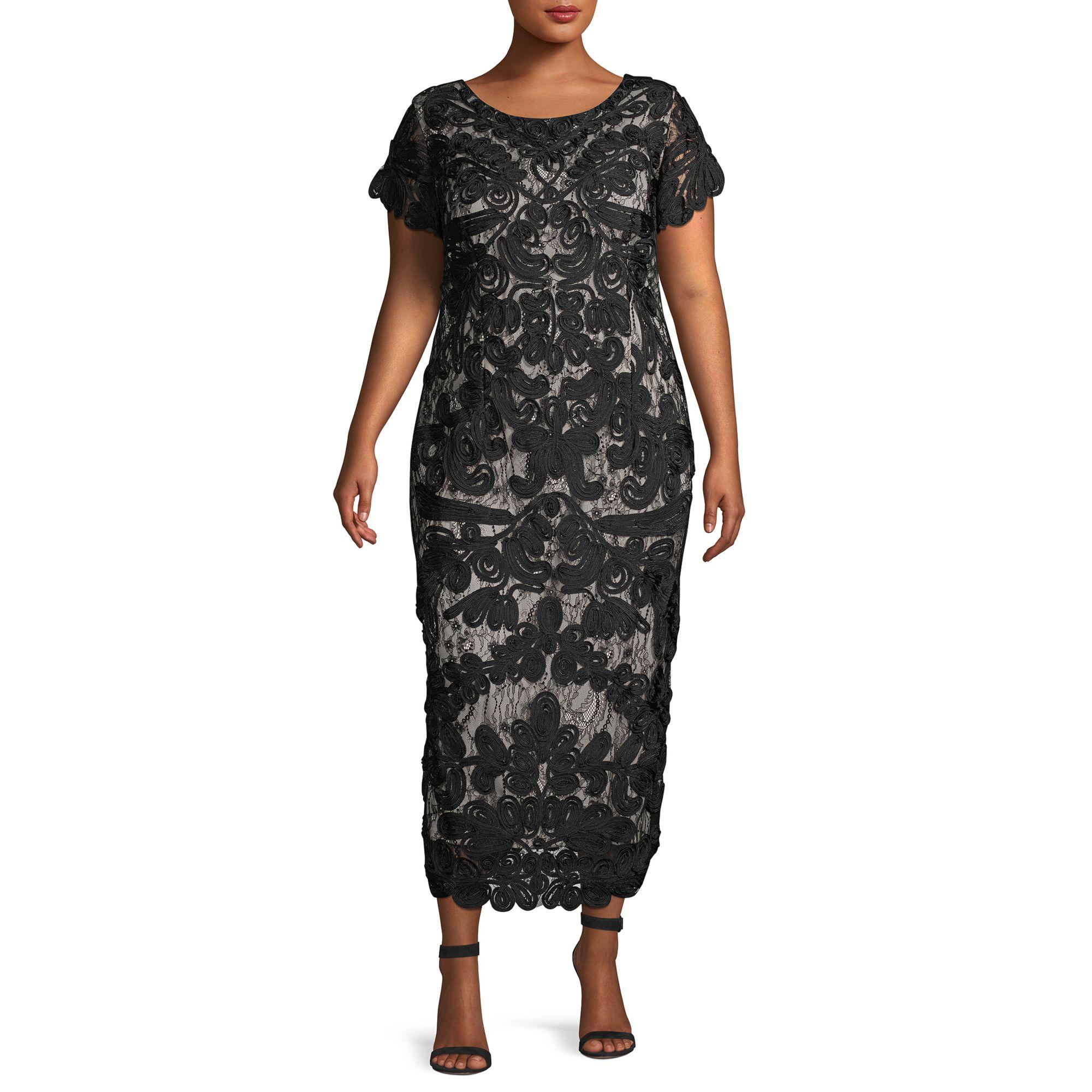 Js Collections Soutache Overlay Midi Dress 2024 dvos
