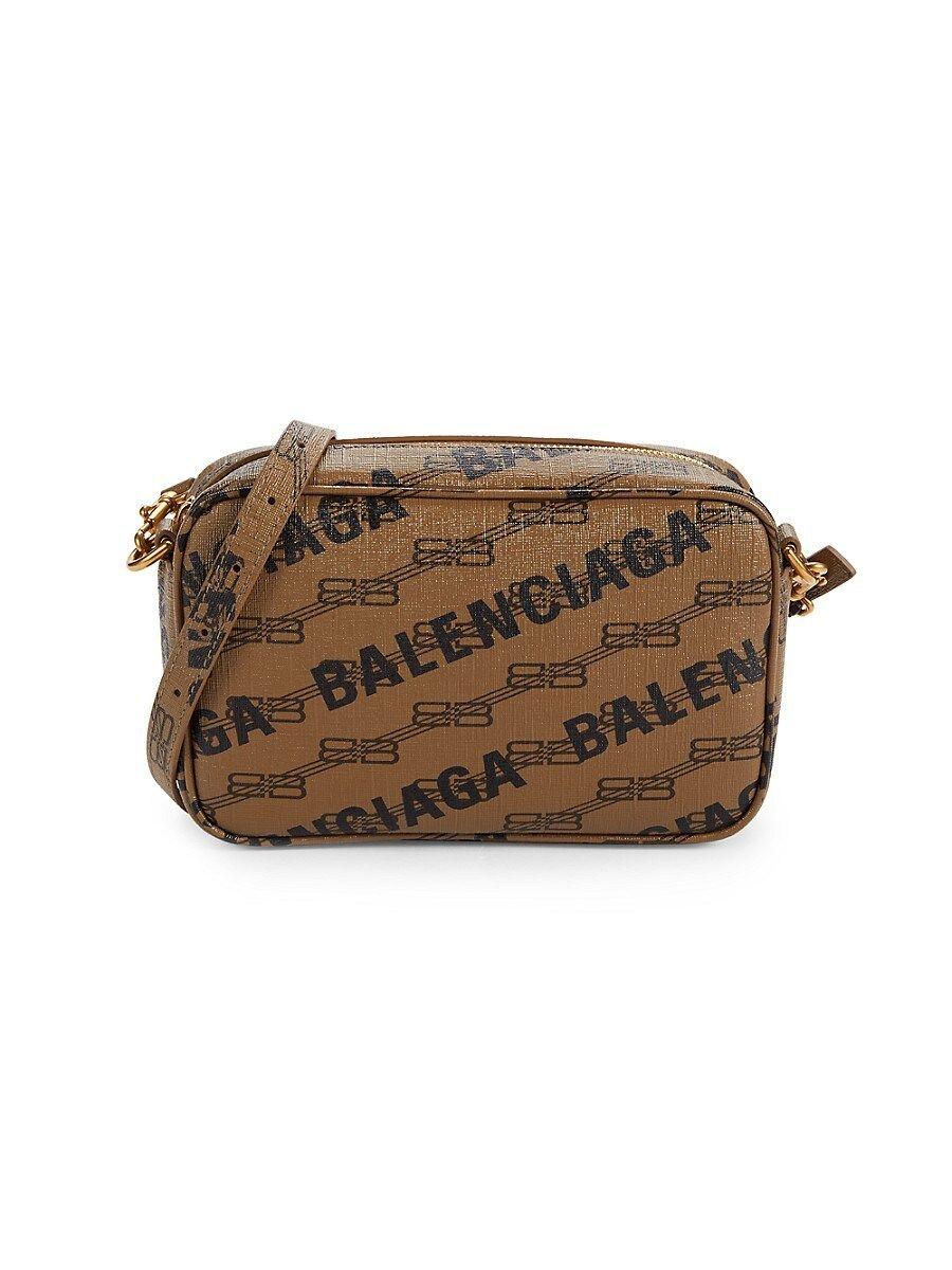 Balenciaga Signature BB-monogram Camera Bag - Black