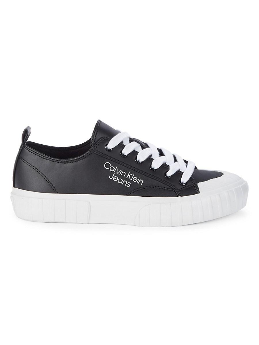 Calvin Klein Kcveky Logo Sneakers in Black | Lyst