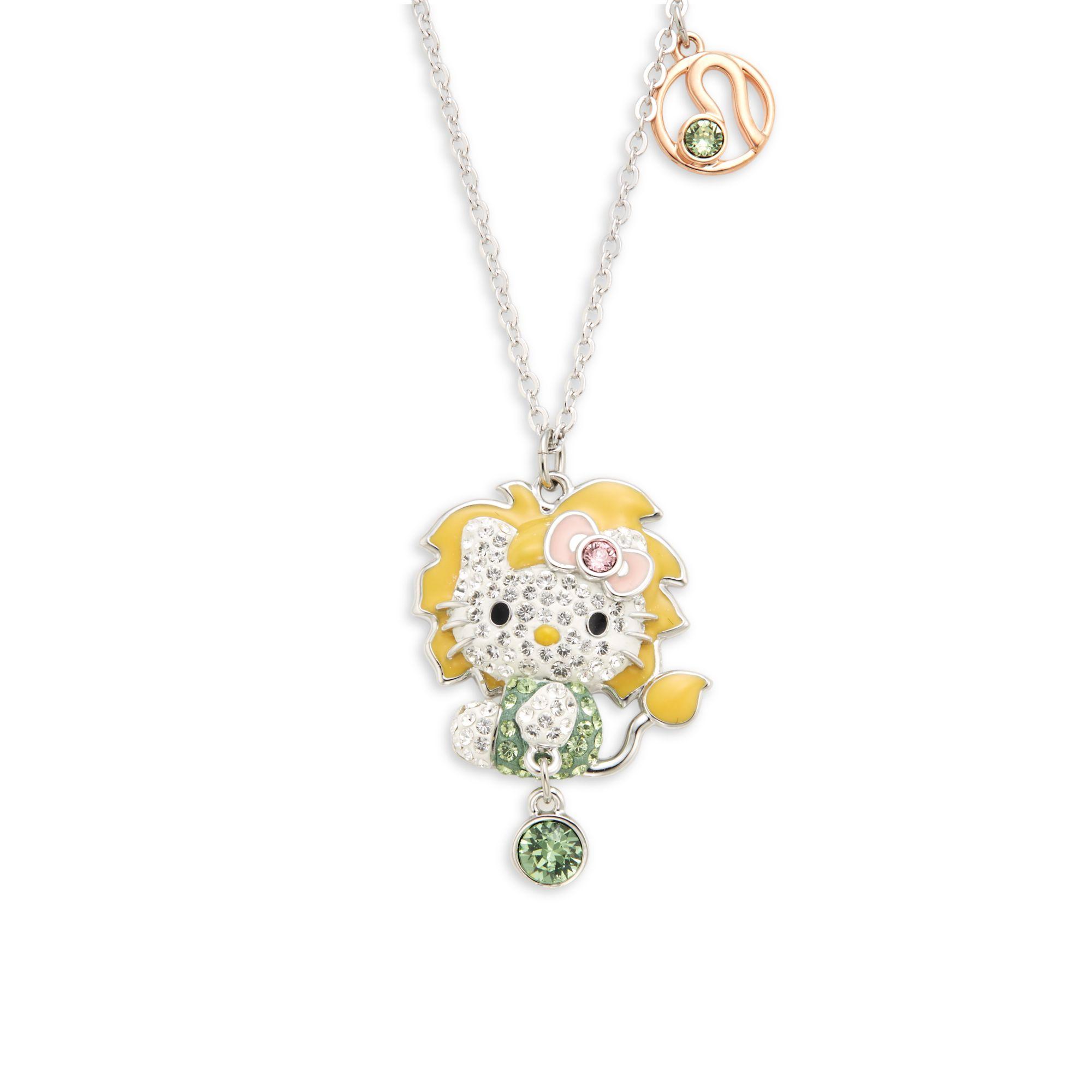 Swarovski Crystal Hello Kitty Leo Zodiac Pendant Necklace | Lyst