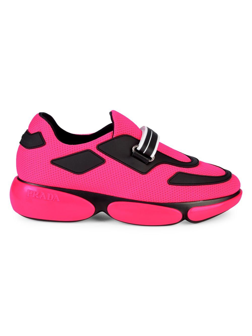 Prada Cloudbust Sneakers in Pink | Lyst