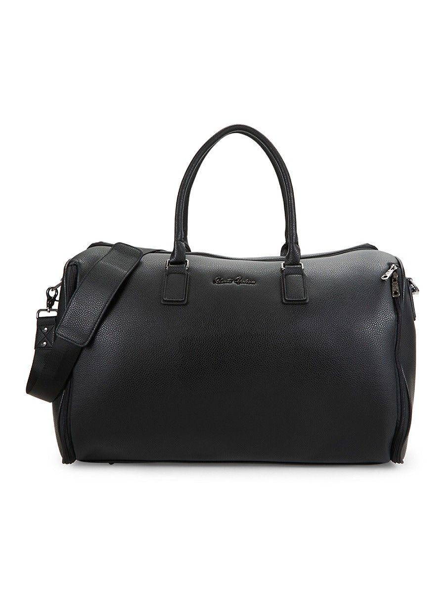 Robert Graham Infinity Space Leather Duffle Garment Bag in Black for ...
