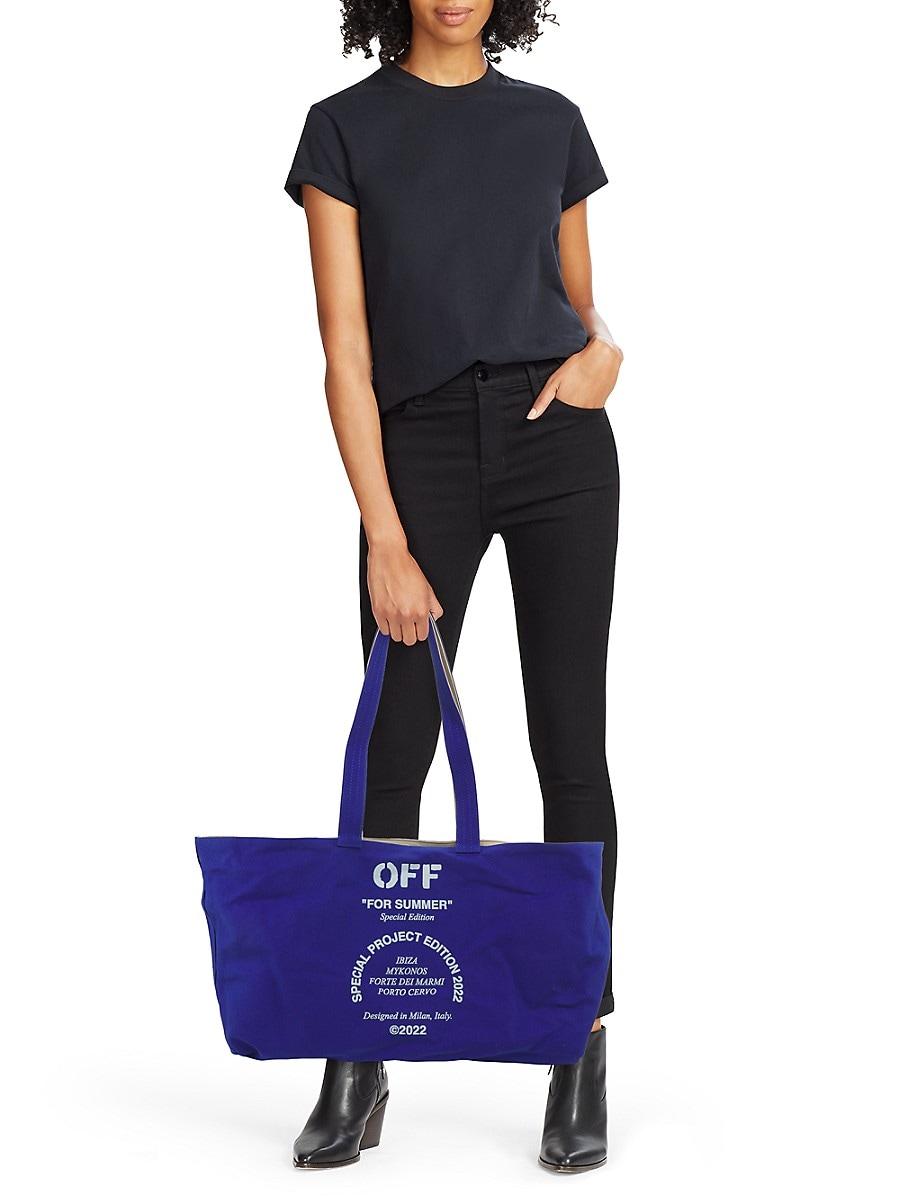 Virgil ファッション Off-White◉Virgil AblohトートバッグBEIGE BLABK◉