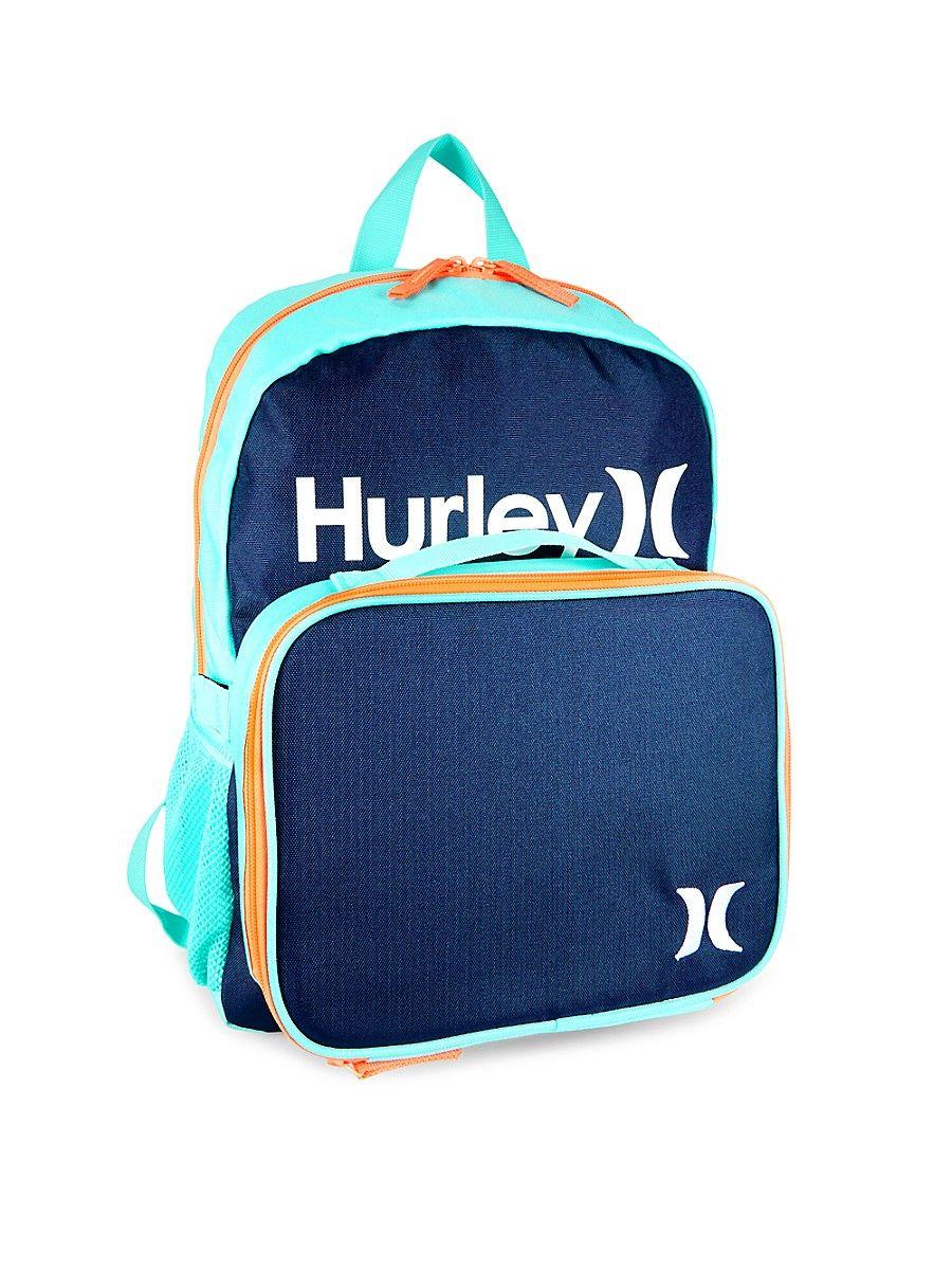 Backpack with Attached Lunch Bag