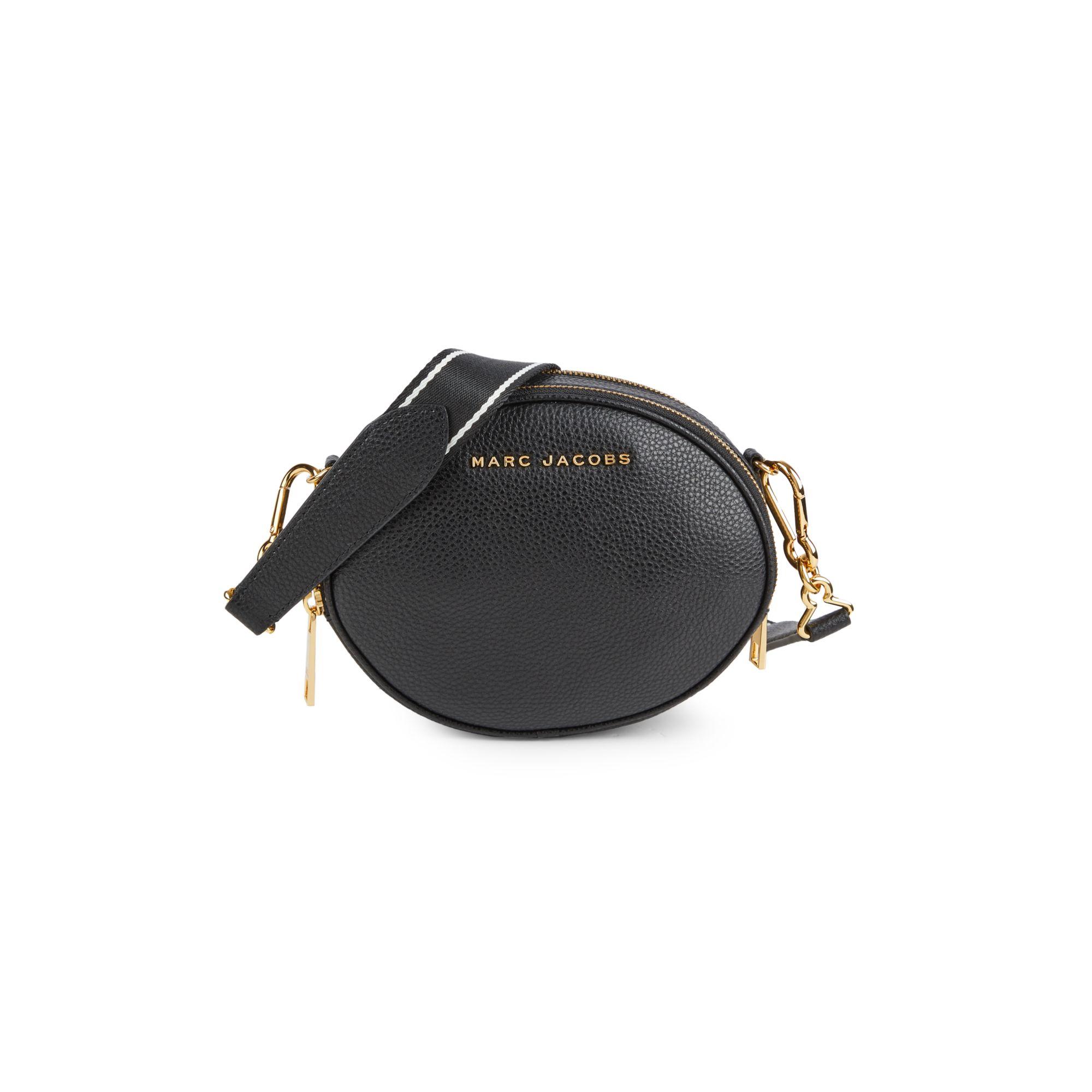 Marc Jacobs Rewind Oval Leather Crossbody Lyst
