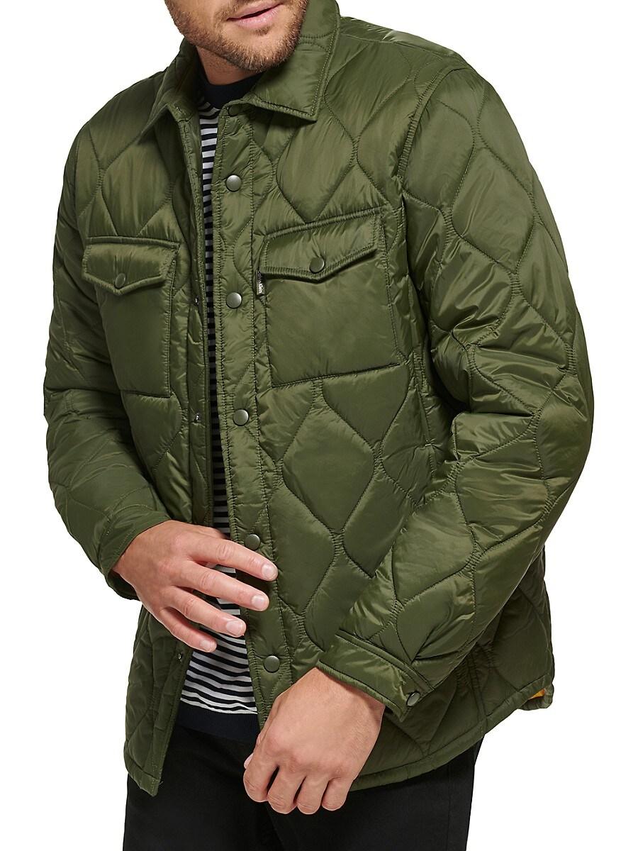 Calvin klein classic store quilted jacket
