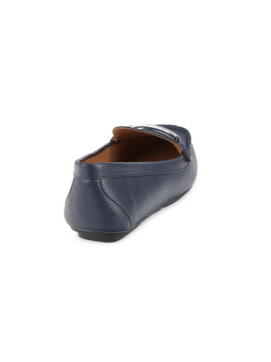 klasse Orkaan galerij Calvin Klein Kclevonne Leather Loafers in Blue | Lyst