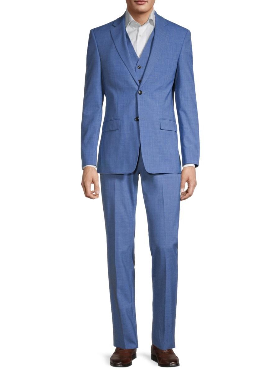 Tommy Hilfiger Vassar Standard Fit Wool-blend Suit in Blue for Men | Lyst