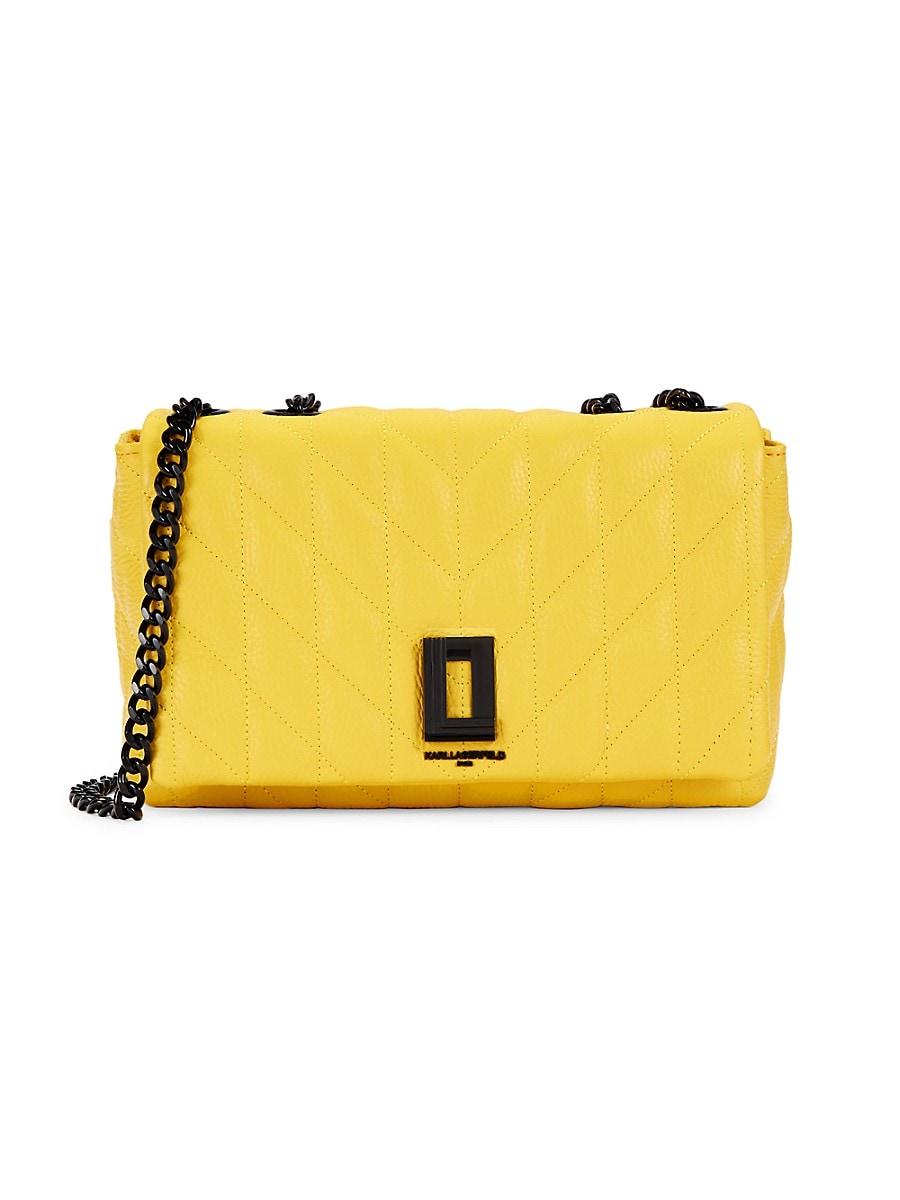 Karl Lagerfeld Paris Women's Yellow Shoulder Bags
