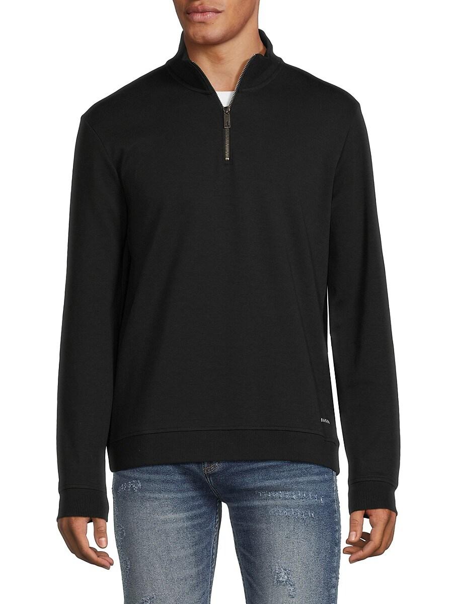 Ted Baker Antram Mockneck Quarter Zip Track Jacket in Black for Men Lyst UK