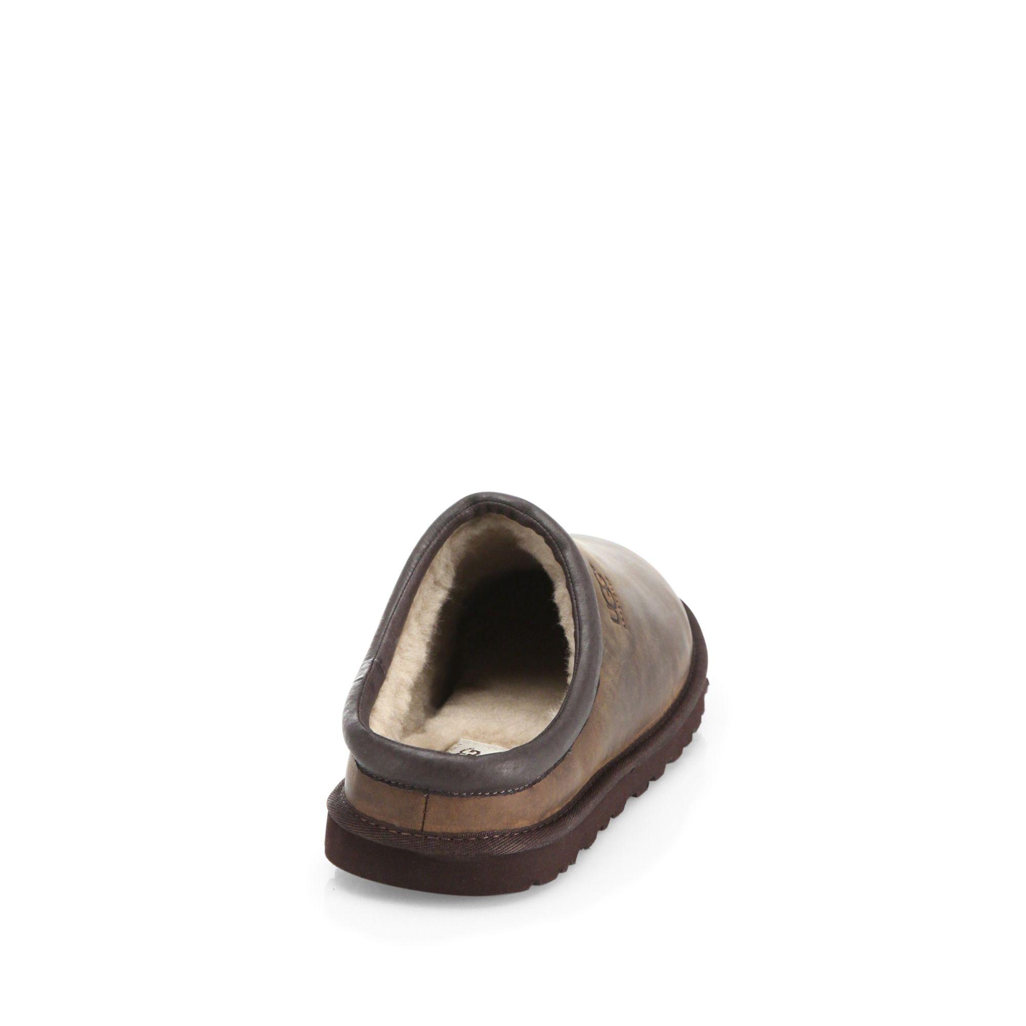 ugg classic leather clogs