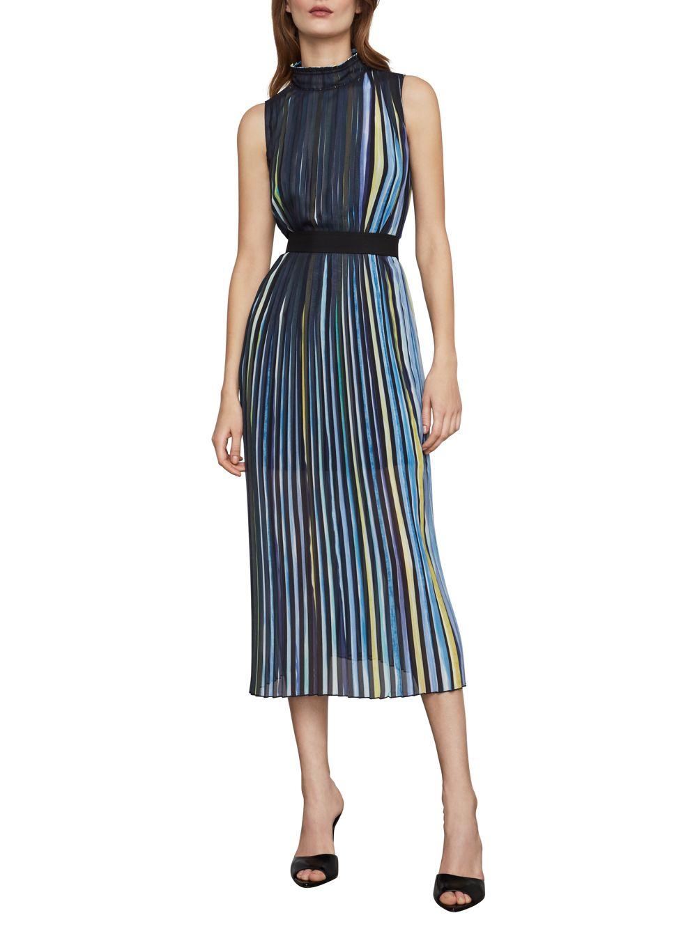 bcbg rainbow pleated dress
